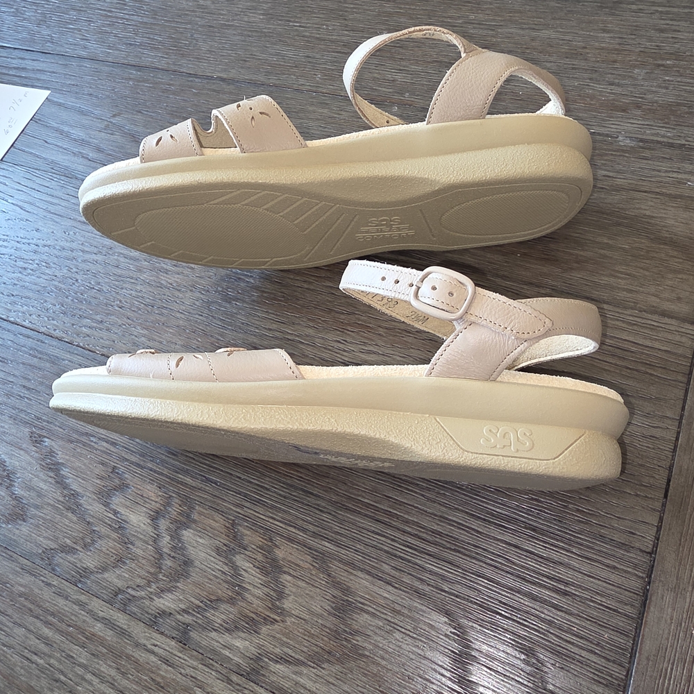 SAS Duo Quarter Strap Sandals - Warm Stone - Size 7.5 M - Picture 5 of 7